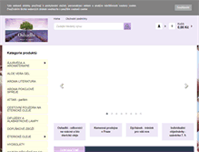 Tablet Screenshot of oshadhi-shop.cz